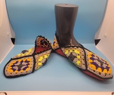 Handmade Crochet Slippers Adult SM