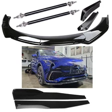 Front Bumper Lip Splitter Spoiler Body Kit Side Skirt For VW Tiguan R Line