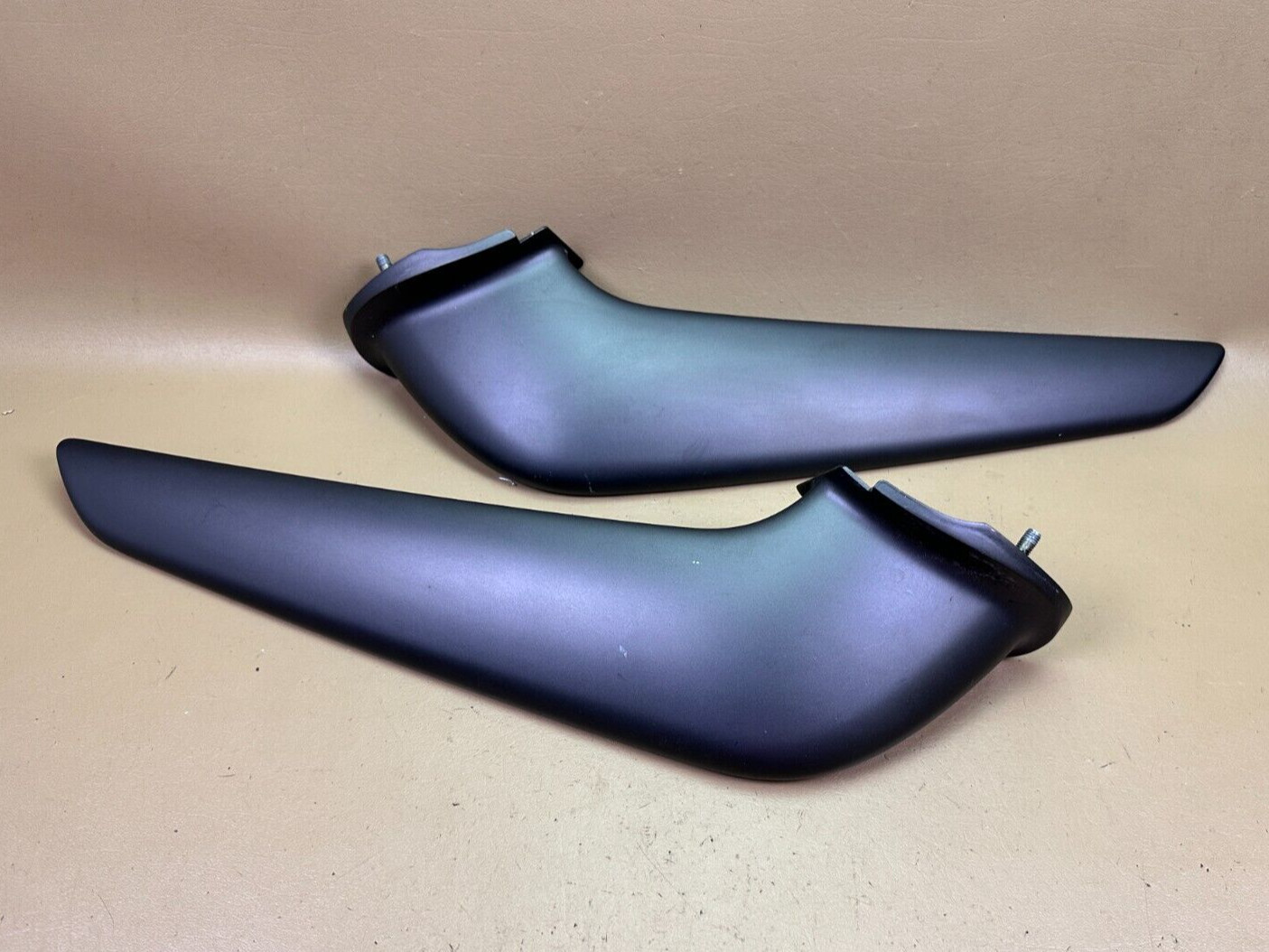 2010-2015 FERRARI 458 ITALIA FRONT LEFT & RIGHT BUMPER SPOILER SPLITTER SET OEM