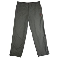 Vintage Y2K Nike Windbreaker Track Pants Youth Large 14 Gray Pink Silver Tag Zip