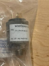 WHITMAN CONTROLS Vacuum Switch 1/8" NPT, 125VAC, P117V-3H-K12TB
