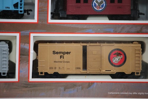 Life-Like Armed Forces Express HO Model Electric Train Set 21445 Never Out Box - Picture 6 of 16