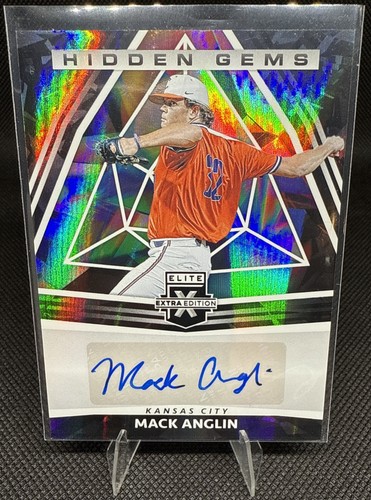 2022 Panini Elite Extra Edition - Hidden Gems Mack Anglin - Auto - Picture 1 of 2