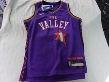NWT Nike dri fit youth jersey, Suns, #1, Booker, NBA, S, M, L, $100, purple
