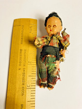 Vintage Souvenir Scottish Costume Doll 8cm 3"  Sleepy Eyes Needs TLC (A)