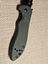 Kershaw Emerson CQC-5K 6074OLBLK Green Folding Pocket Knife 3.25" Blade G10