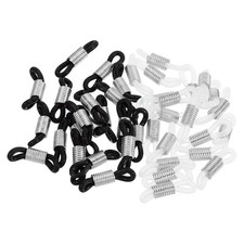 Eyeglass Chain Connector Retainer 40pcs Big Strap Holder End Loop Silver