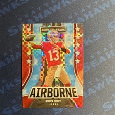Panini 2023 Rookies & Stars Airborne Prizm Brock Purdy #AI-28 49ers