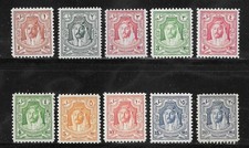 Timbres Jordanie, Transjordanie 1930 Sc#169/184 MH/F/VF