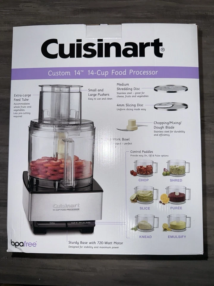 Cuisinart - Custom 14 / 14-Cup Food Processor - Model # DFP-14BCNY - Image 3 of 4