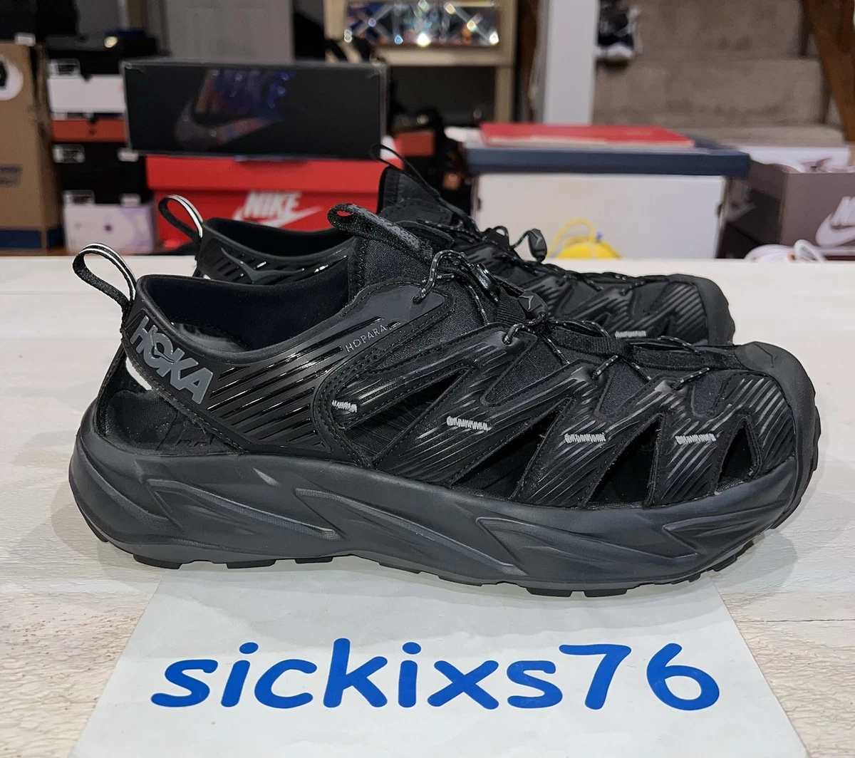Hoka One One Hopara Black for sale | eBay