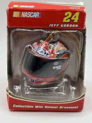 2005 Jeff Gordon #24 DuPont NASCAR Mini Helmet Ornament Trevco w/ Box
