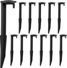 18 Pieces Plastic Inflatable Yard Stakes Set 5.7'' Heavy Duty Stakes for Inflata