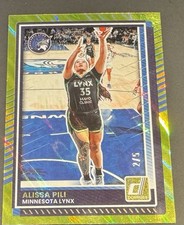 2025 Panini Donruss WNBA Alissa Pili Minnesota Lynx Black Gold Laser /5 #31