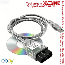 Newcar Diagnostic Cabletechstream Mini Vci Ftdi Ft232rl Chip J2534 Obd2 Until