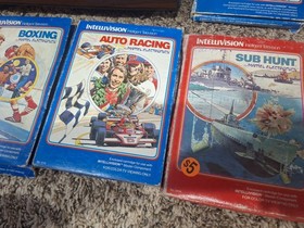 Mattel Intellivision Console in Box Bundle With Games TESTED WORKING CLEAN 