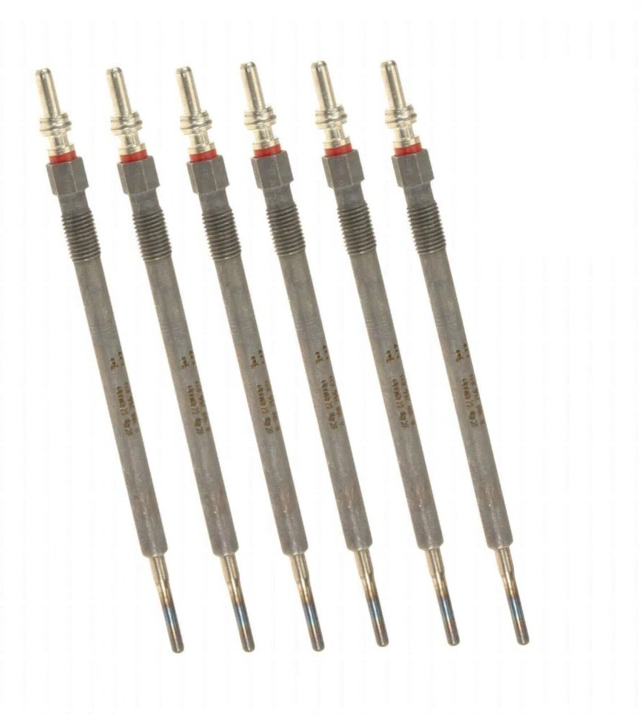 Diesel Glow Plug Set 6 Plugs BOSCH OEM for Mercedes / Dodge Sprinter 2500 3500