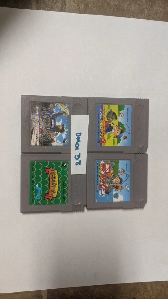 Nintendo Game Boy Japonés Lote de 4 - Super Black Bass Pocket 2 - DMcx38 Foto 2 de 3