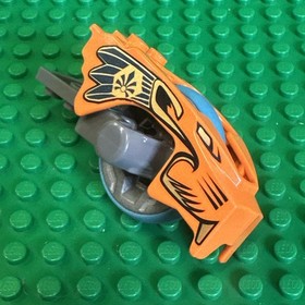 1x Lego Chima Flywheel 2x8 Wheel Blue Lion Orange 70102 11110pb02 11125c01