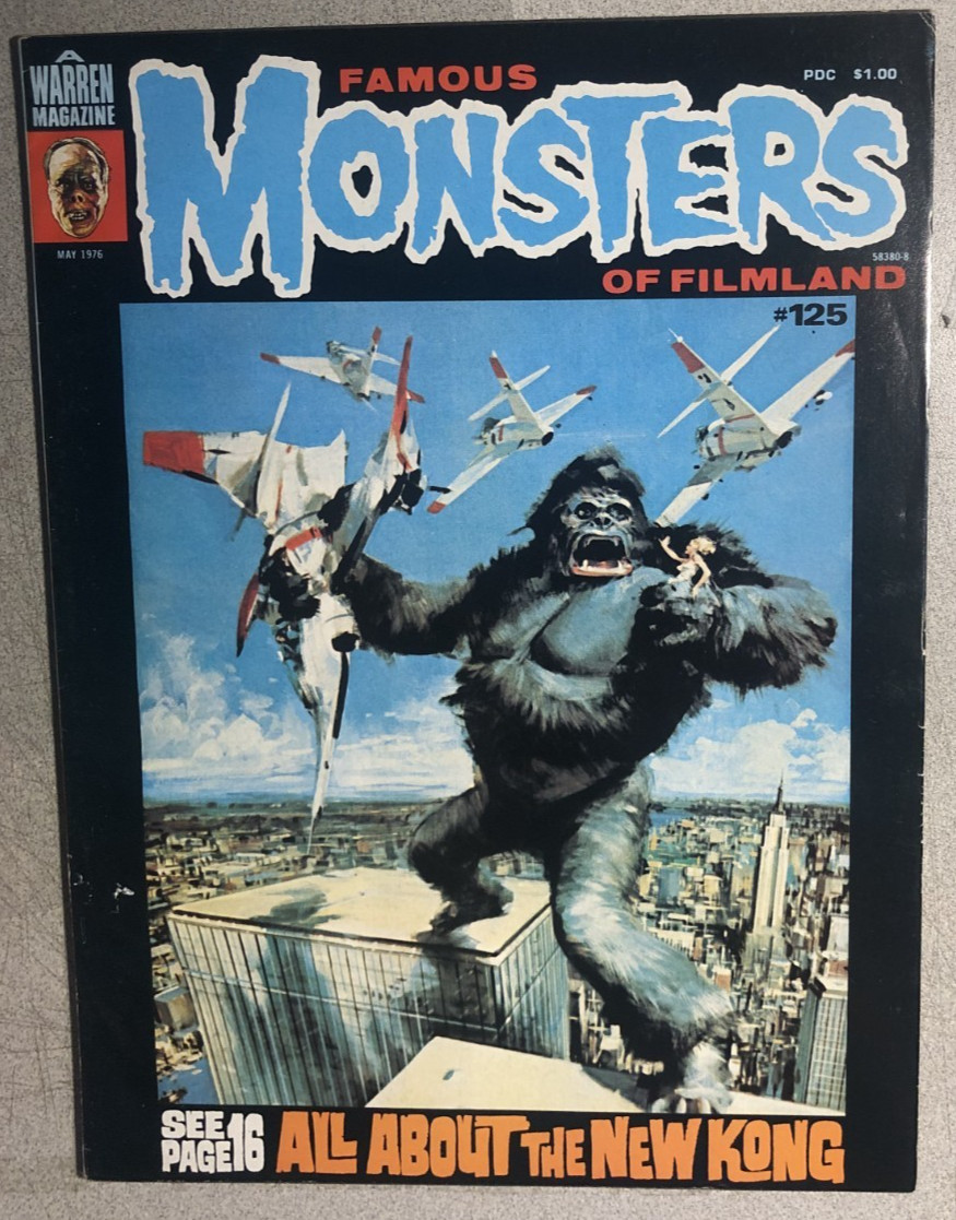 FAMOUS MONSTERS OF FILMLAND #125 (1976) Warren Publications FINE+