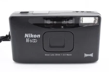 [NEAR MINT W/Strap] Nikon AF600 Black Panorama 35mm Point & Shoot From JAPAN