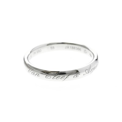 Van Cleef & Arpels Senior Tüll Ring Platin Mode ohne Stein Ban... BF594997