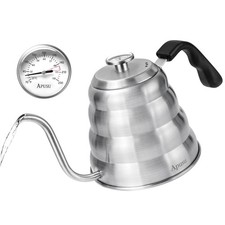 Gooseneck Kettle for Manual Drip Coffee & Tea 40oz Stainless Steel Pour Over ...
