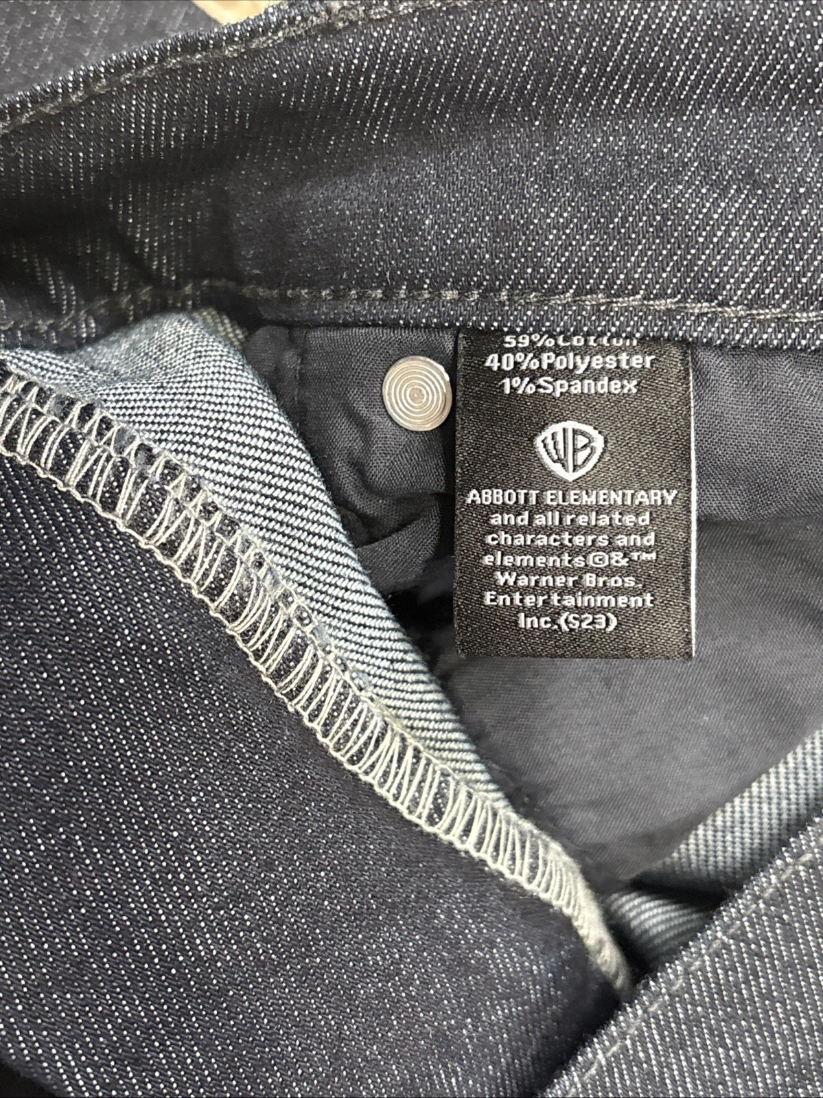 Abbott Elementary Volume 1 Men's Mid Rise Straight Leg Blue Jeans 30x34 Msrp $54 - View 7