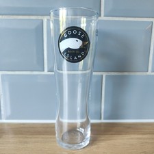 Goose Island 2/3 Pint Schooner Glass Brand New CE Marked Rare Home Bar Man Cave