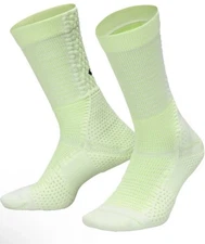 Nike Unicorn Dri-FIT ADV Cushioned Crew Socks Volt Size Small FZ3399-101 2 Pairs