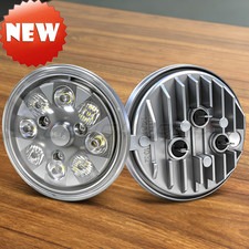 2x 4.5" 24W Round LED Conversion Headlight Bulb Hi/Low Sealed Beam Head Lamps