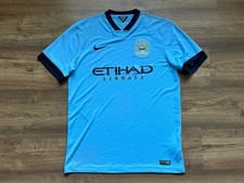 MANCHESTER CITY ENGLAND 2014/2015 HOME FOOTBALL SHIRT JERSEY NIKE