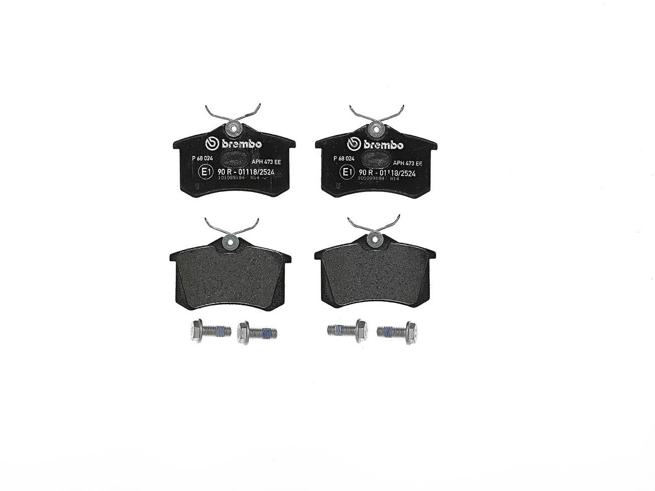 Für BREMBO P 68 024 Brake Pad Set, disc brake P 68 024 Brake pads set rear , fi - Bild 5