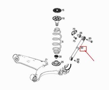 MERCEDES-BENZ VITO Tourer W447 Stoßdämpfer hinten links A4473261500 NEU ORIGINAL