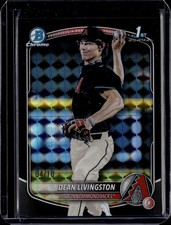 2025 Bowman Draft #BDC-175 Dean Livingston Chrome Black Geometric #/10