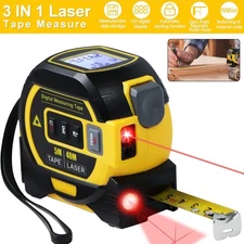 Laser Tape Measure 3 In 1 Digital Tape Measure High Precision Laser Rangefinder