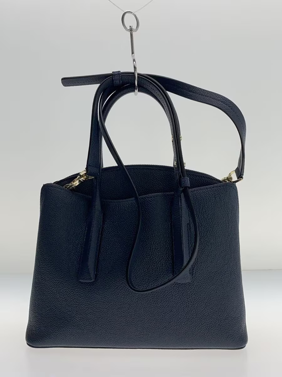 kate spade new york shoulder bag leather navy plain thumbnail 3