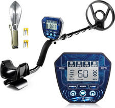 Metal Detector for Adults Waterproof Gold Finder LCD Pinpoint High Sensitivity