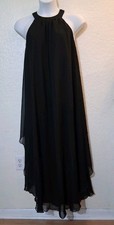 BAILEYBLUE*Black Dress*Size 2X*Sleeveless*Deep Cut Back*Lined Skirt