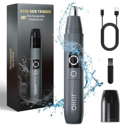 NEW Ear and Nose Hair Trimmer with LED indicator USB Rechargeable Waterproof