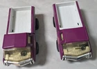 Lot of Two Vintage 1970s Purple Tonka Trucks Pressed Steel