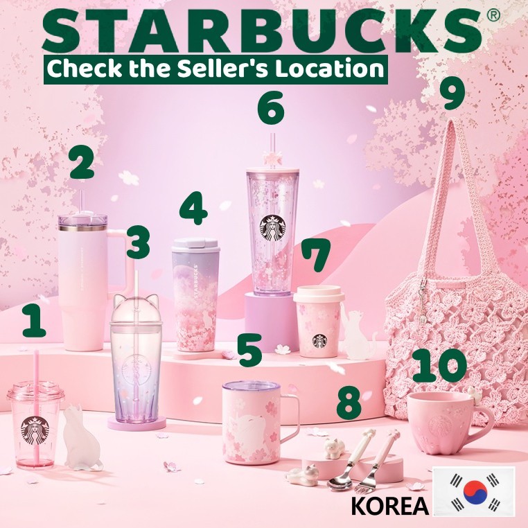 STARBUCKS Korea 2026 Cherry Blossom Sakura Blooming Cold Cup