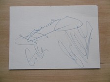 Spandau ballet band autographs signed 10x15 cm index card