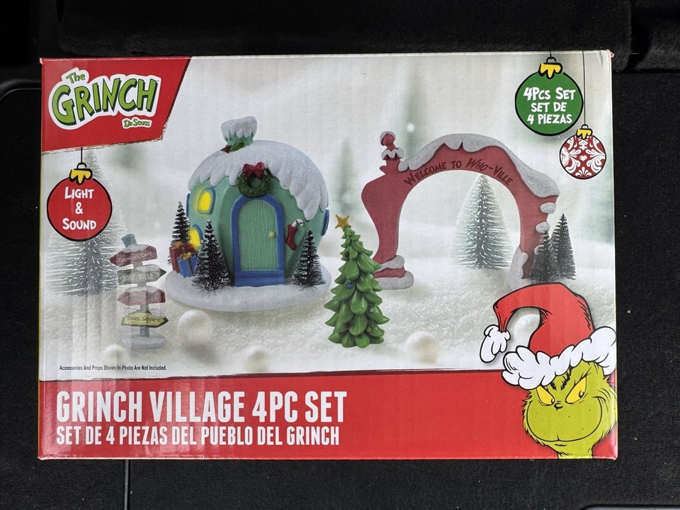 Grinch Village Complete Set Walmart
