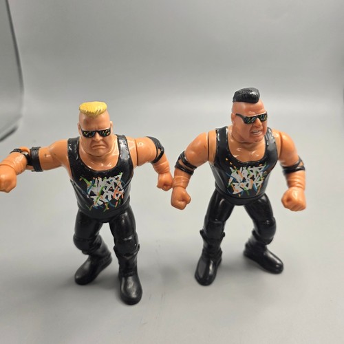 Vintage 1991 Hasbro WWF The Nasty Boys Brian Knobb...