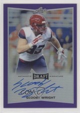 2016 Leaf Metal Draft Purple Prismatic 13/25 Scooby Wright III #BA-SW1 Auto fm0