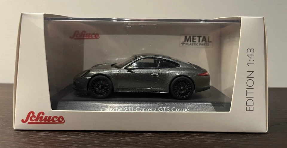 Porsche 911 Carrera GTS 991 Schuco 1 43 Dark Grey Metallic - Immagine 4 di 4