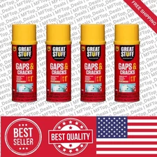 4 Cans Dow Great Stuff Gaps & Cracks Expanding Foam Sealant - 12oz Insulation