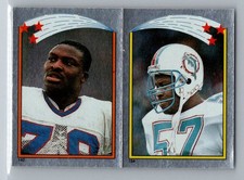 1988 Topps Stickers #140 / 154b Eric Dickerson Mark Bavaro 46 back