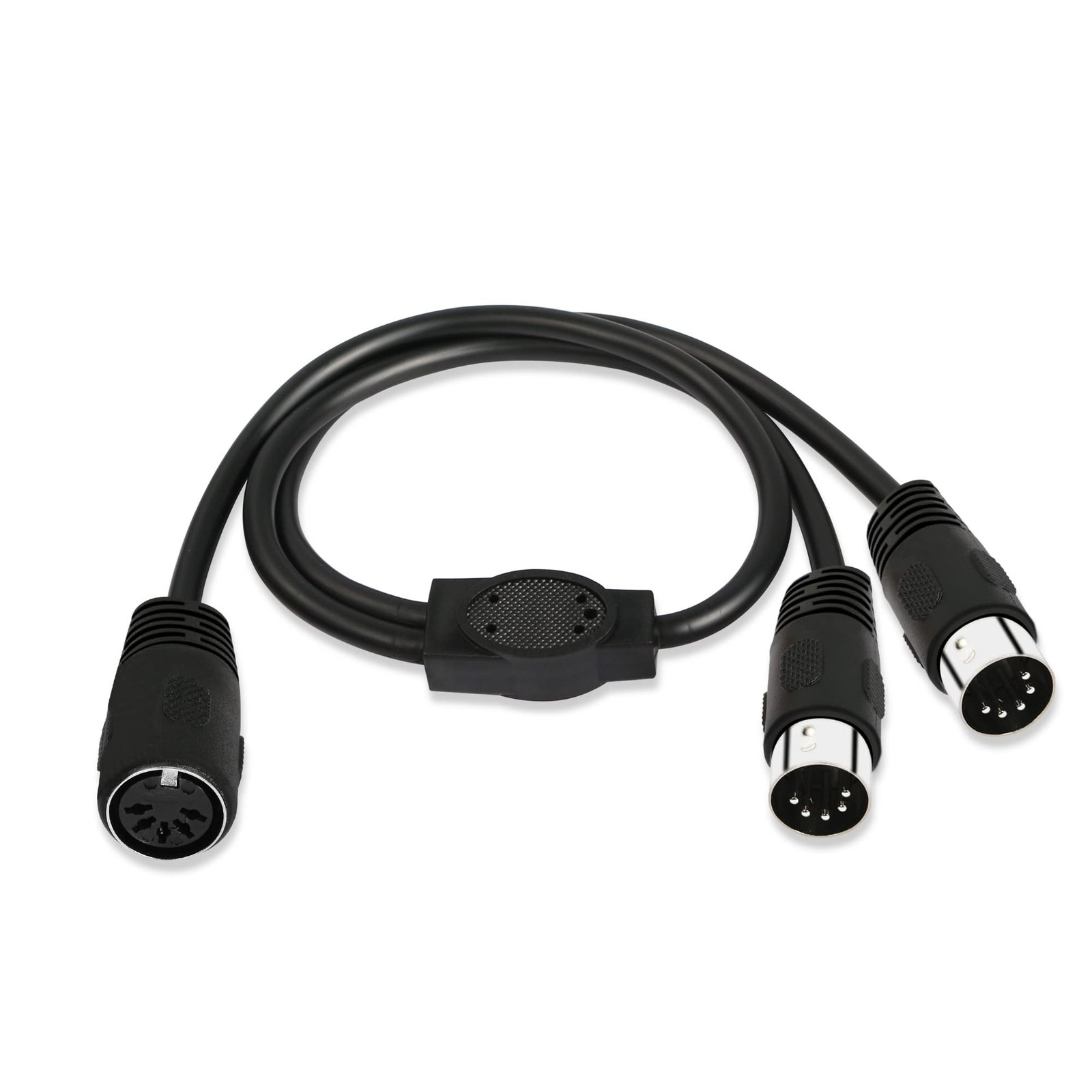 0.5m MIDI Splitter Y Cable for Keyboards & Mixers